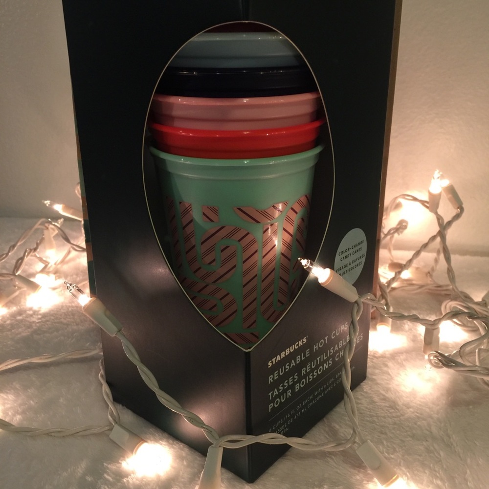 NEW Starbucks Color Changing 6 pack Candy Canes Limited Edition